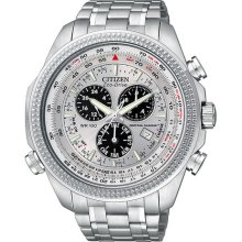 Citizen Men's Eco-drive Perpetual Calendar Silver Dial Watch