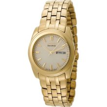 Citizen Men's Eco-drive Gold-tone Day-date Watch Bm8222-56p