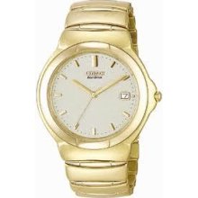 Citizen Men's Gold-tone Eco-drive Date Calendar Watch Ap8122-59p