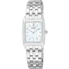 Citizen Stiletto wrist watches: Stiletto White Mop Dial eg3110-56d