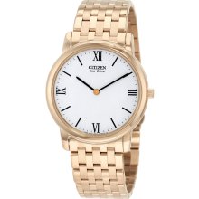 Citizen Stiletto wrist watches: Stiletto Gold Tone White Dial ar1123-5