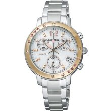 Citizen Wicca Eco-drive Swarovski Stars Ladies Chono Wr 50m Watch Fb1193-54a