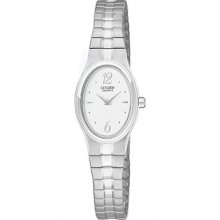 Citizen Women's $155 Silver Stainless Steel Expansion Band Watch Ek1170-90a