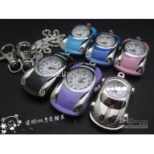 Classical Car Quartz Watch Pocket Watch Kids Gift With Necklace 20pc