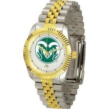 Colorado State Rams CSU NCAA Mens Steel Executive Watch ...