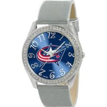 COLUMBUS BLUE JACKETS LADIES GLITZ WATCH