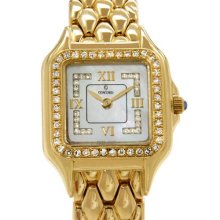 Concord 18K Gold MOP and Diamond Ladies Watch 7/10 Condition