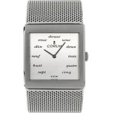 Corum Buckingham Steel Silver Mens Watch 157 181 20 B200 BA44