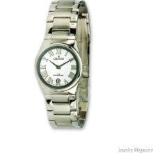 Croton Ladies Stainless Steel Quartz White Dial Watch