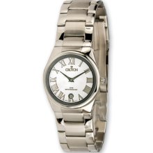 Croton Ladies Stainless Steel Quartz White Dial Watch XWA3122