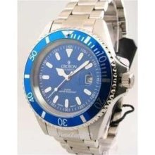 Croton Steel Diver 20 Atm Date Men's Watch CA301157BUBL