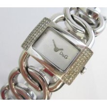 D&g Ladies N.o.s Watch Steel Sparkling Case And Band