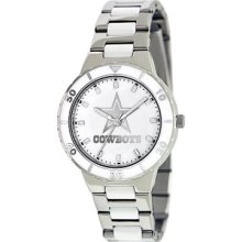 Dallas Cowboys Stainless Steel Ladies' Watch