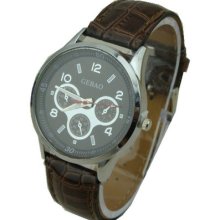 Def 2012 Mens Sport Casual Cool Big Dial Quartz Movement Wrist Watch