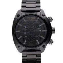 Diesel Black Black IP Stainless Steel Bracelet Chronograph Watch