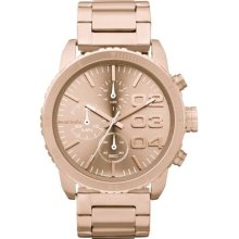 Diesel Chronograph Rose Gold Tone Stainless Steel Ladies Watch Dz5318