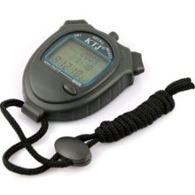 Digital Handheld Lcd Stopwatch Stop Watch Timer Sport Running Watch Chronograph