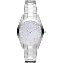 Dkny Ny8619 Analog Glitz Silver Stainless Steel Ladies Watch