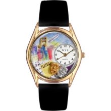 Drama Theater Royal Blue Leather And Goldtone Watch ...