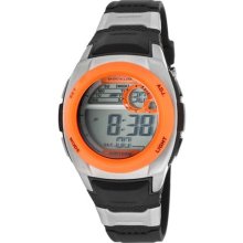 Dunlop Watches Women's Digital Multi-Functional Black Rubber Black Ru