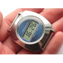 Early Soviet Elektronika B6-02 Digital Lcd Watch '1970s Rare