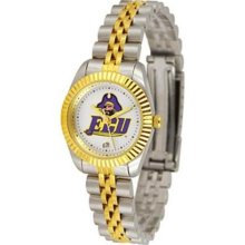 East Carolina Pirates ECU NCAA Womens 23Kt Gold Watch ...