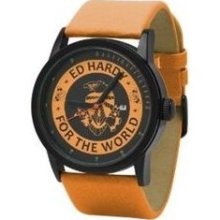 Ed Hardy Punked Orange Men's watch #PK-OR