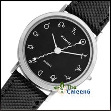 Fashion 12 Constellation Quartz Men Womens Wrist Watch Sport Classic Dial Ca