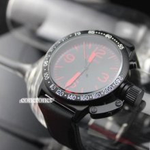 Fashion Hand Stylish Clock Hours Dial Black Rubber Unisex Wrist Watch C007r