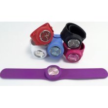 Fashion Silicone Unisex Quartz Slap Watch