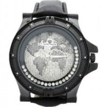 Floating World Super Techno Diamond Watch Black