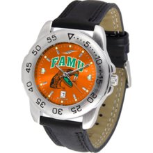 Florida A & M Rattlers Sport AnoChrome Men's Watch with Leather Band