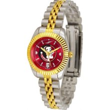 Florida State Seminoles FSU Womens Anochrome Gold Watch