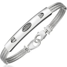 Forzieri - Forzieri DiFulco Line Sterling Silver Plate Three-Strand Bracelet