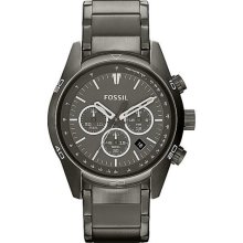 Fossil Ch2840 Gray Tone Stainless Steel Chronograph Men's Watch