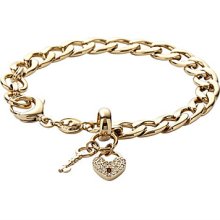 Fossil Goldtone Charm Bracelet - Goldtone