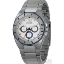 Fossil Mens Casual - White Dial Bq9296