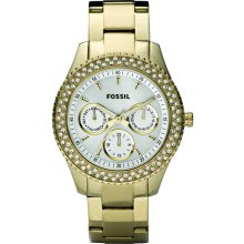 Fossil Women's Stella White Dial Watch ES2861