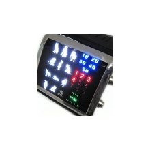 funy watch dog watch flash fatch led lights dot matrix digital mens wa