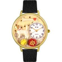 G-0130048 Jack Russel Terrier Watch in Gold