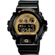 G-Shock DW6900CB-1 Classic Black & Gold Watch