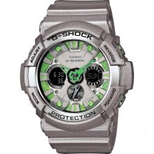 G-Shock GA200SH-8A Watch One Size :: Resin Grey / Green