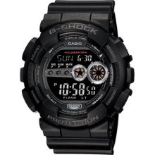 Gd-100-1b Casio G-shock Resistant Day And Date Mens World Time Alarm Watch