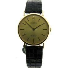 Gents Rolex 18ct Yellow Gold Cellini Wristwatch