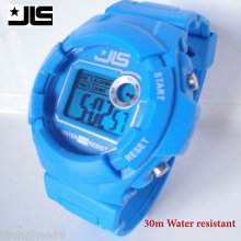 Genuine Jls Unisex Digital Lcd Watch Features Alarm, Stopwatch And Backlight