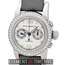 Girard Perregaux Small Chronograph Collection Ladies 18k White Gold 8046