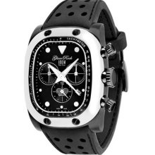 Glamrock Gulfstream Chronograph Black Dial White Ceramic Case Cover Bl