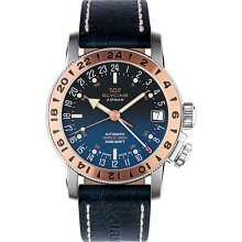 Glycine Watch Airman 17 Royal GMT Automatic 46mm -Red Gold- 3865.38