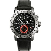 Glycine Watch Airman 9 Chrono - Automatic ETA 7754 Dualtime - 3840.196