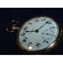 Gorgeous 18 Size 17 Jewels Hamilton Model 924 Pocket Watch